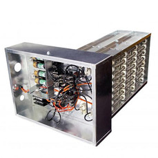  Warren SL10A Electric Duct Heater, 9.6/8.8/8.0/7.2 KW, 240/230/220/208 Volts 1 Phase 40.0/38.2/36.6/34.6 Amps, 1 Step, 11.5 Inches W x 7.25 Inches H Element 