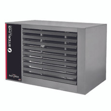 Sterling XH250A1PS111 Matrix Propane Unit Heater, 115V, Stainless Steel, 250000 BTUH Input, 1 Stage, ODP Motor, 0-4999 Ft. Elev.