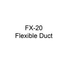 Chromalox FX-20 Flexible Duct, 20 Inch x 25 Ft, PCN 295865