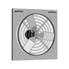  J&D Manufacturing VP24 24 Inch Panel Fan, 5,450 CFM, Direct Drive, 115/230V/1Ph 