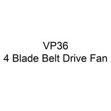  J&D Manufacturing VP36 36 Inch Panel Fan, 11,030 CFM, Belt Drive, 115/230V/1Ph 