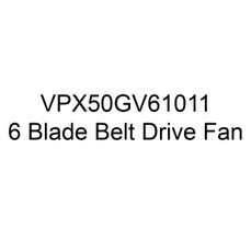  J&D Manufacturing VPX50GV61011 50 Inch Panel Fan, 22,500 CFM, Belt Drive, 115/230V/1Ph 
