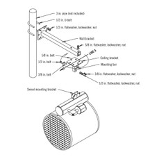  Norseman AC-PM-01 Post Mounting Kit 