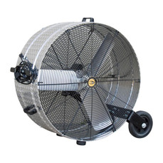  J&D Manufacturing VI3612WB 36 Inch Portable Drum Fan, 11,800 CFM, Direct Drive, 115/230V/1Ph 