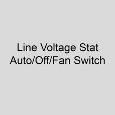 Sterling 11AS-U2 Line Voltage Stat, Auto/Off/Fan Switch, SPST