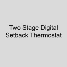 Sterling 1130644100 Two Stage Digital Setback Thermostat