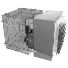  TPI CEFP-36 36 Inch Cabinet Exhaust Fan Package Option With Bolt Together Rear Guard 