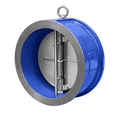 Titan Flow Control CV41ADBE2400 24 Inch Check Valve, Dual Disc Wafer Type, Ductile Iron Body, Aluminum Bronze Disc, EPDM Seat