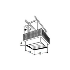  Markel D1602 Linear Louvered Diffuser, For 5-20 KW Models 