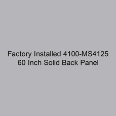  Markel 4100-MS4125 Factory Installed 60 Inch Solid Back Panel 