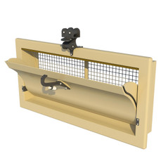  J&D Manufacturing TPI-3000-VFG-C-Y TPI Polytechnics Wall Inlet, Bi-Directional, Yellow 