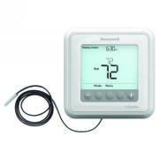  Honeywell TH6100AF2004 24v T6 Pro Single Stage Heat Only Hydronic Programmable Thermostat Includes AQ12 