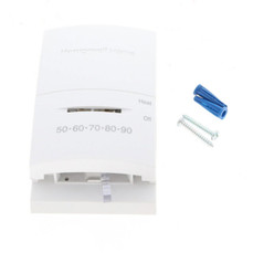  Honeywell T822K1000 Premier White 24v 2 Wire Mercury Free Heat Only Vertical Mount Single Stage Ther 