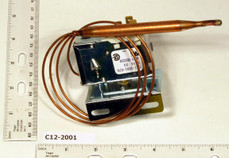  Robertshaw C12-2001 Spdt Resistance Heat Thermostat For Heat Pumps -1/63f 5f Diff. 30" Cap. 3/8" X 6 