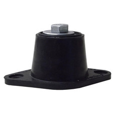  Canarm R-B-8860042 Vibration Isolator, Rubber, 115 Lb Rated Load, Black, .35 Inch Deflection, 11/32 Inch Tap Size 