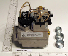  White-Rodgers 36C84-945 24v Gas Valve, 3/4" X 3/4", Redundant (pilot) Valve, Fast Opening, 1/4"pilot Fit 