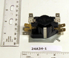  White-Rodgers 24A34-1 Electric Heat Sequencer, 1 Switch, 1 Timing, On: 1-20, Off: 40-110 