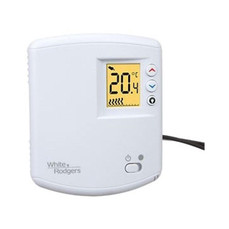  White-Rodgers 1E65-144 120/240vac SPST Heat Only Line Voltage 2 Wire Digital Non Programmable Thermosta 