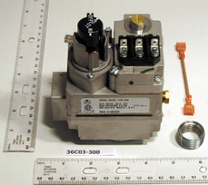  White-Rodgers 36C03-300 24v 1/2" X 3/4" Standing Pilot Thermocouple Actuated Gas Valve With LP Kit & Red 