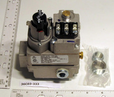  White-Rodgers 36C03-333 24v 1/2" X 3/4" Standing Pilot Combo Gas Valve W/LP Kit, Side Taps, & Reducer Bu 