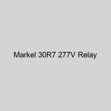  Markel 30R7 277V Relay For 3000 Series 