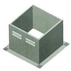  FloAire CRB31.5x20E Flat Curb For DU240, Vented Base 