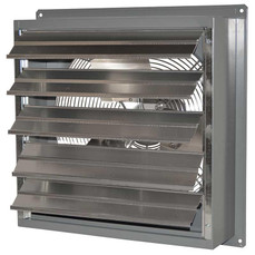 Canarm SD24-XPF Explosion Proof Wall Mounted Direct Drive Exhaust Fan, 5500 CFM, 115/230V/1Ph, 1/3 HP
