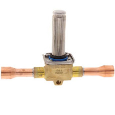 Danfoss 032L7121 1/2 Inch x 1/2 Inch ODF 2 Way Solenoid Valve, Normally Closed, EVR 4