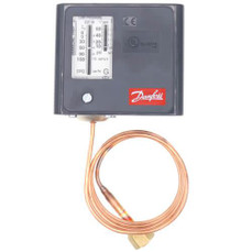 Danfoss 060-5233 1/4 Inch Female Flare Pressure Control Switch, 6 Inch Hg-108 PSI, Automatic Reset, 36 Inch Capillary Tube
