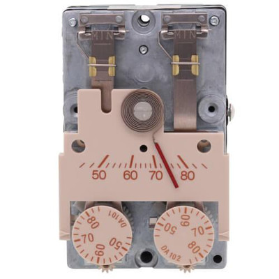 Siemens 1-Pipe Powerstar 2 Setpoint/2 Output Direct Acting Pneumatic Room Thermostat (45° to 85°F) 