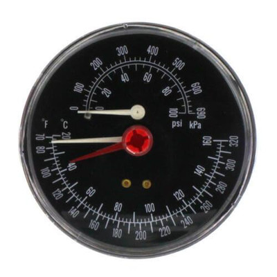 Weil McLain Combination Pressure-Temperature Gauge Kit 