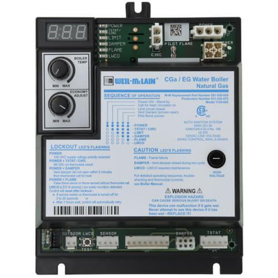 Weil McLain Control Module - Natural Gas For Series CGa-3 