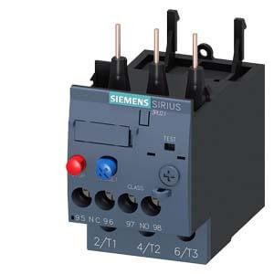 Siemens Overload Relay, Manual Auto Reset, Size S0, Class 10, 9-12.5 Amp 