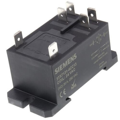 Siemens 24V DPST Plug In Relay (30A) 