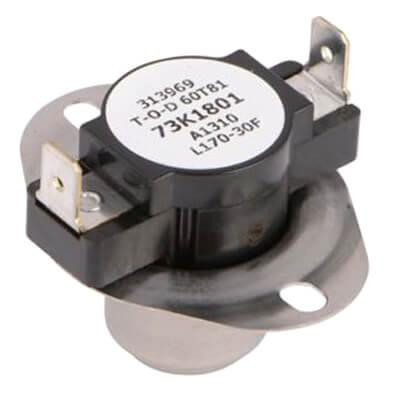 Lennox 73K18 Limit Control Spst 170O 140I