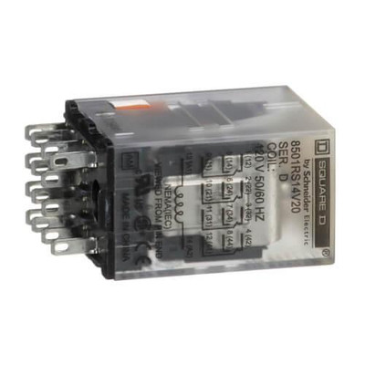  Square D 8501RS14V20 Relay 120/240V 