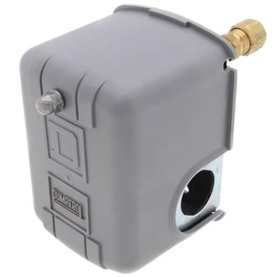 Square D Pressure Switch, DPST, Off at 100 PSI 