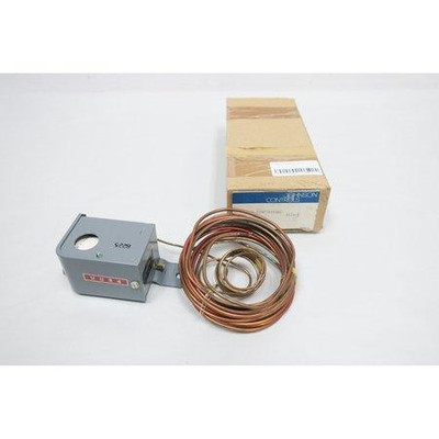  Johnson Controls A11A-1 Low Temperature Cutout Control SPST Open Low Manual Reset 35-45F 1/8" x 20-foot Sensing Element 4-foot Capillary 