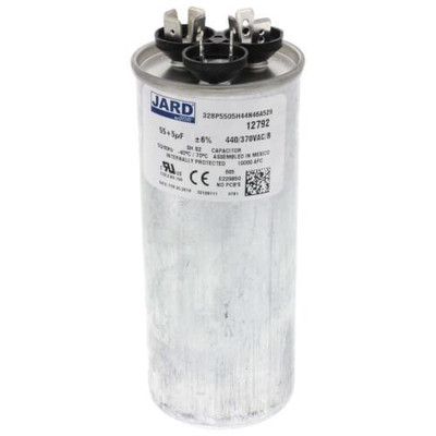  Trane CPT0670 55+5MFD 440V Round Run Dual Capacitor 