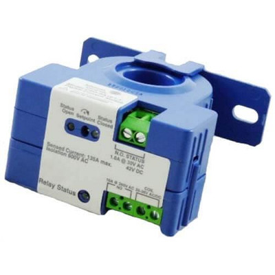 Johnson Controls Current Sensing Relay, Solid Core with 24V Command Relay, Adjustable Setpoint 1.00 to 135A 