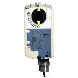 Siemens GLB Non-Spring Return, 88 lb-in, Direct-Coupled Electronic Damper Actuator w/ Plenum Cable (24 Vac) 