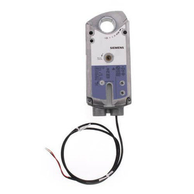  Siemens Building Technology GMA121.1P OpenAir Electronic Damper Actuator Spring Return 62 lb-in Torque Rotary 24V 2-Position Control Plenum Cable 