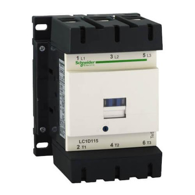 Square D 3 Pole 1 NO/NC Contactor, 115A (120V) 