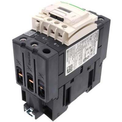 Square D TeSys D Non-Reversing Contactor (40A Inductive/60A Resistive, 24V AC Coil, 3P) 