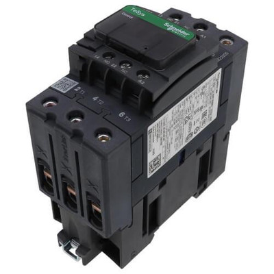 Square D TeSys D Non-Reversing Contactor (65A Inductive/80A Resistive, 24V AC Coil, 3P) 