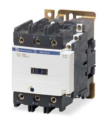  Square D LC1D80B7 Contactor 24V 80A 3-pole 