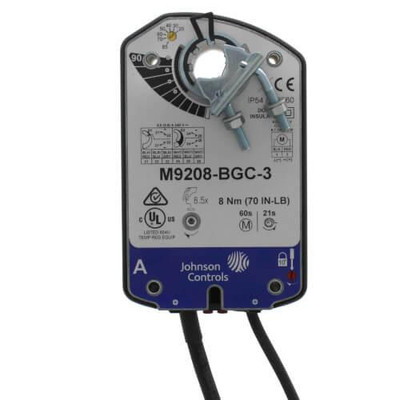  Johnson Controls M9208-BGC-3 Electric Spring-Return Actuators 24V 