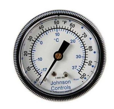  Johnson Controls T-5502-1002 Pneumatic Temperature Indicator 0-100F 