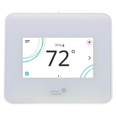 Johnson Controls TEC3000 Stand-alone Thermostat Controller (White) 