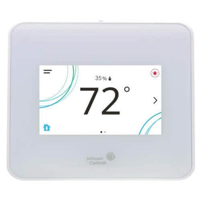 Johnson Controls TEC3000 BACnet or N2 Networked Thermostat Controller w/ Occupancy Sensor & Dehumidification (White) 
